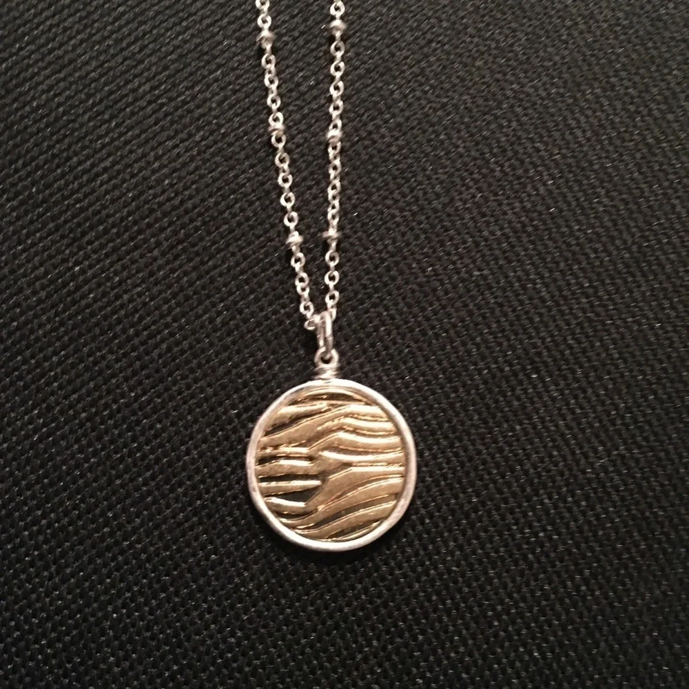 Crave Silver & Gold Tone Necklace 9” to 12” Length New in Package
